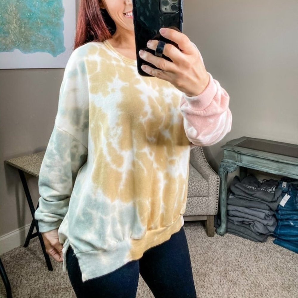 NWT - Playful Tie Dye Sweatshirt